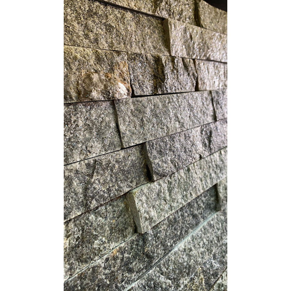 3D панели из зеленого кварцита